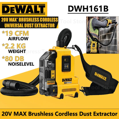 DEWALT DWH161B Original 20V MAX Dust Extractor Brushless Cordless Universal Dust Removal Power Tools (No Battery,Tool Only)