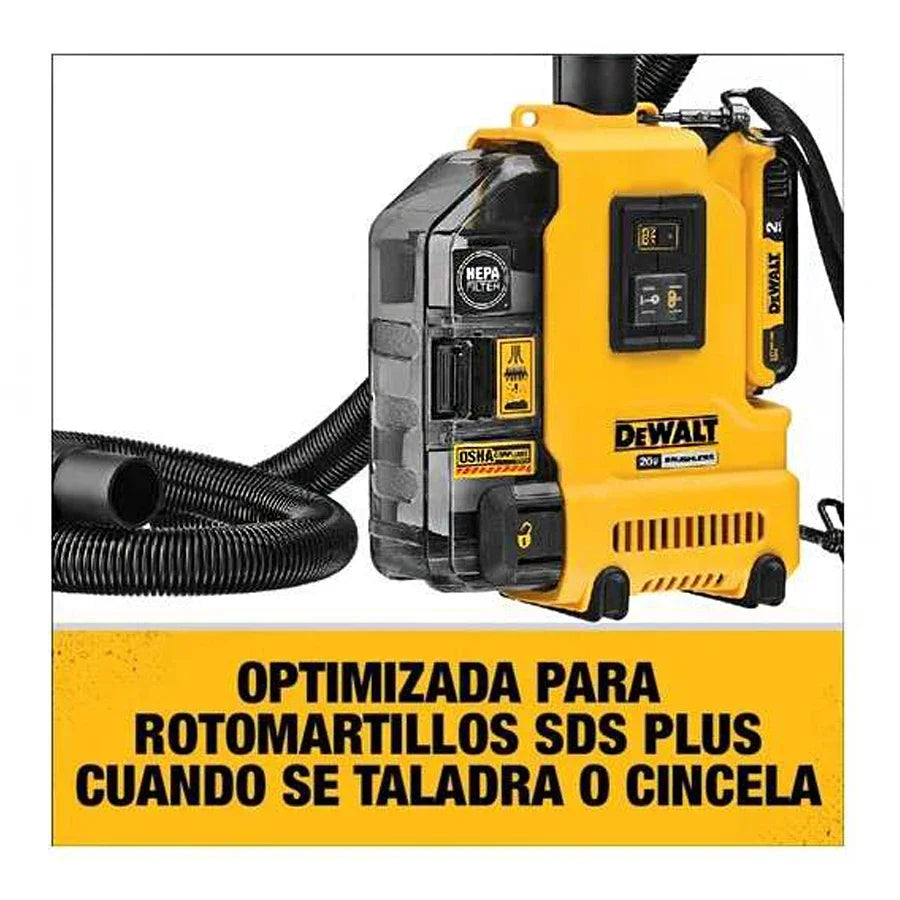 DEWALT DWH161B Original 20V MAX Dust Extractor Brushless Cordless Universal Dust Removal Power Tools (No Battery,Tool Only)