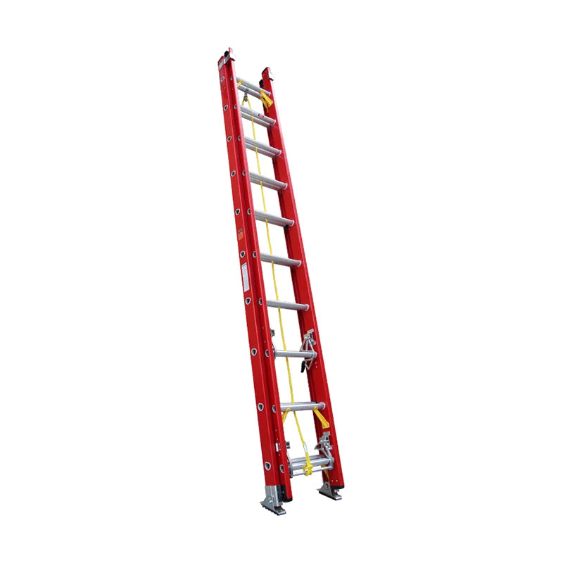 High Safety Telescopic Fiberglass Insulation Retractable Insulated Telescopic Ladder for Lineman